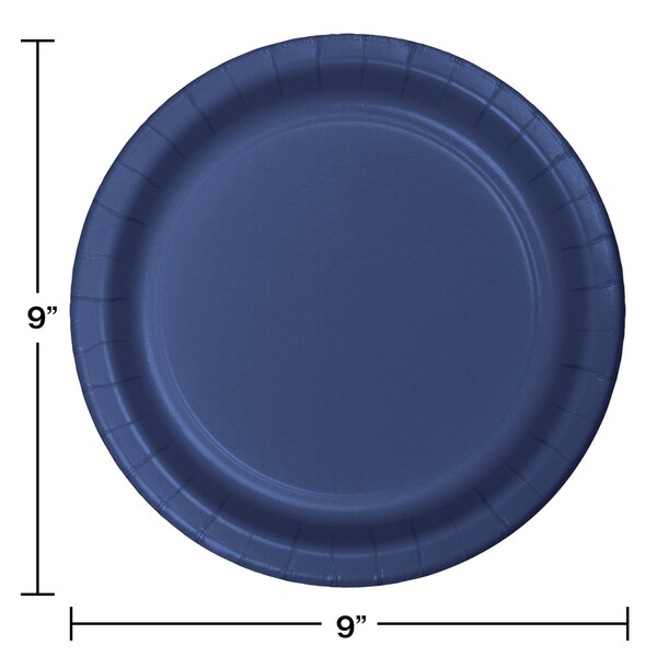 9 Navy Blue Paper Plates 240 PK